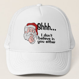 サンタはあなたで信じません キャップ