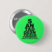 サンタはありません 缶バッジ (正面&裏面)