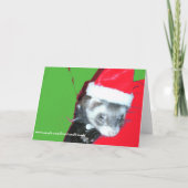 サンタはいつ来ますか。  クリスマスカード (裏面)