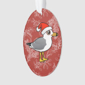 サンタはカモメにリング勘定書を出しました オーナメント (正面)