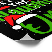 サンタはクリスマスいけなだおもしろい ポスター (角)