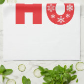 サンタはクリスマスを嘲笑します キッチンタオル (折り畳み)