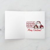 サンタはクリスマスカードが大嫌い シーズンカード (内部)