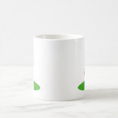 サンタはゴルフを遊びます コーヒーマグカップ (中央)
