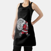 サンタはチーム信じサンタにはいない エプロン (インサイチュ)