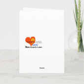 サンタはトイレットペーパーが欲しい 面白いクリスマスカード カード (裏面)