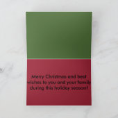 サンタはハーレーのクリスマスカードに シーズンカード (内部)