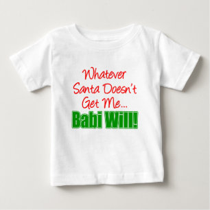サンタはバビではない ベビーTシャツ