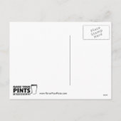 サンタはビールがほしいと思います シーズンポストカード (裏面)