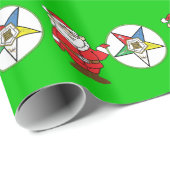 サンタはメリーなOESの休日を言います ラッピングペーパー (ロールコーナー)