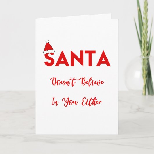 サンタは信じお前にも来ない シーズンカード (正面)