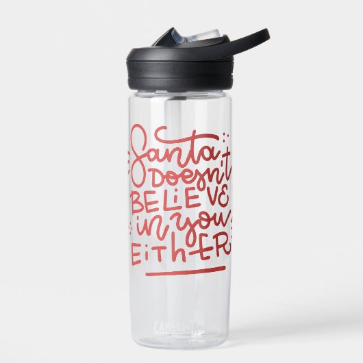 サンタは信じお前にも ウォーターボトル (左面)