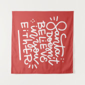 サンタは信じお前にも タペストリー (正面(横))