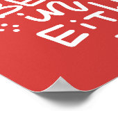 サンタは信じお前にも ポスター (角)