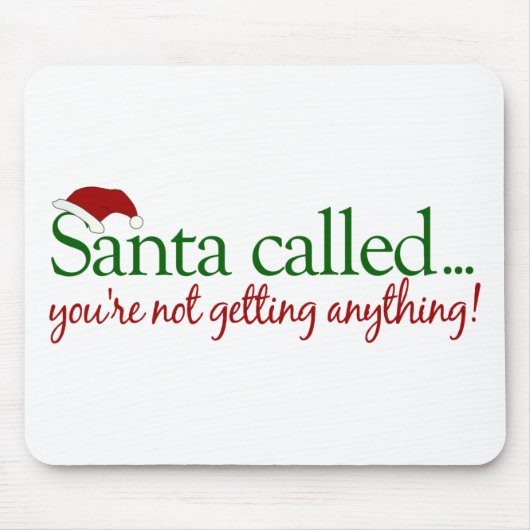サンタは呼びました マウスパッド (正面)