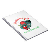 サンタは実在おもしろいは超現実的 ノートブック (右側)