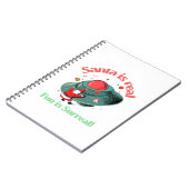 サンタは実在おもしろいは超現実的 ノートブック (左側)