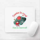 サンタは実在おもしろいは超現実的 マウスパッド (マウス)