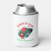 サンタは実在おもしろいは超現実的 缶クーラー (缶正面)