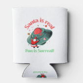サンタは実在おもしろいは超現実的 缶クーラー (裏面)