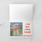 サンタは彼があなたの子犬のクリスマスカードを忘れたことを残念です シーズンカード (内部)