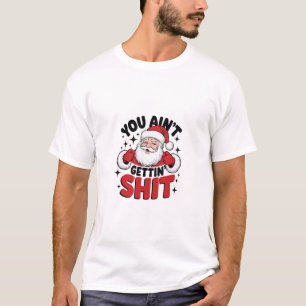 「サンタは感動しない」バフンバグ Tシャツ