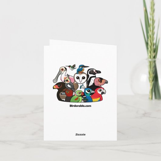 サンタは旗布を絵を描きました シーズンカード (裏面)