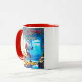 サンタは来煙突から! マグカップ (正面左)