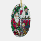 サンタは殴打に!ありました!! セラミックオーナメント (右)