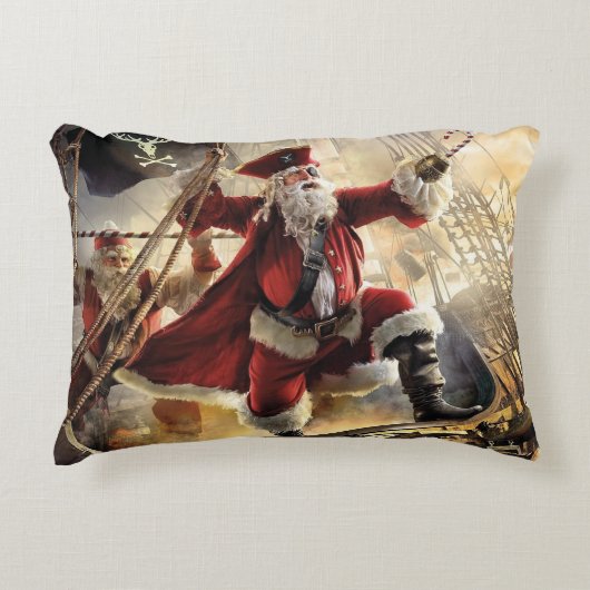 サンタは海賊だ アクセントクッション (正面)