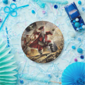 サンタは海賊だ ペーパープレート (パーティー)