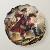 サンタは海賊だ ラウンドクッション (裏面)