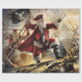 サンタは海賊だ ラッピングペーパー (フラット)