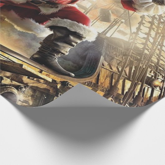 サンタは海賊だ ラッピングペーパー (角)