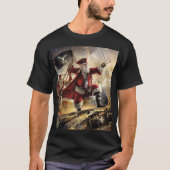 サンタは海賊だ Tシャツ (正面)