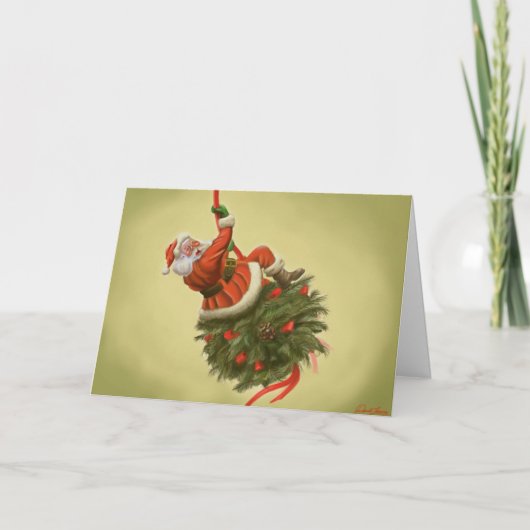 サンタは破壊の球のように入りました シーズンカード (正面)