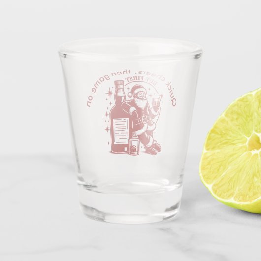 サンタは秘密の保方法を知っている2 ショットグラス (裏面)