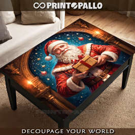 サンタは自分の研究室でギフトを持って 薄葉紙