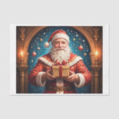 サンタは自分の研究室でギフトを持って 薄葉紙 (正面)