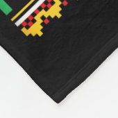 サンタは良い写真のフレーマーになるおもしろい- Chri フリースブランケット (角)