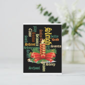 サンタは良い日と良い夜を過ごす。 シーズンポストカード (スタンド正面)