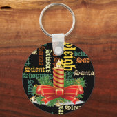 サンタは良い日と良い夜を過ごす.jpg キーホルダー (正面)