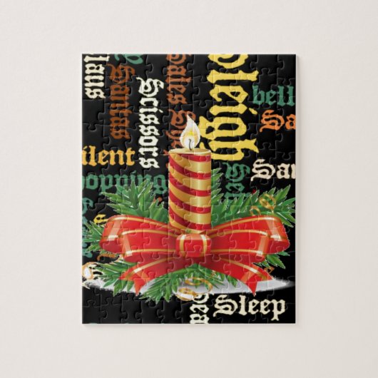 サンタは良い日と良い夜を過ごす.jpg ジグソーパズル (縦)