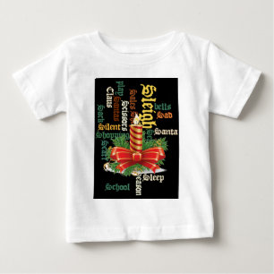 サンタは良い日と良い夜を過ごす.jpg ベビーTシャツ