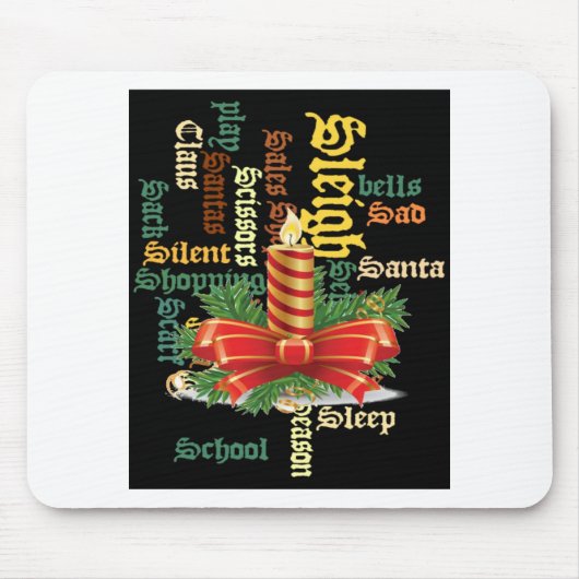 サンタは良い日と良い夜を過ごす.jpg マウスパッド (正面)