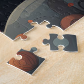 サンタは見ている ジグソーパズル (側面)