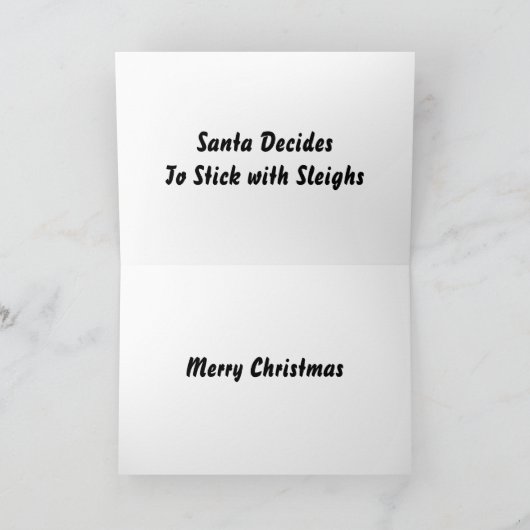 サンタは試運転で行きます シーズンカード (内部)