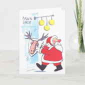サンタは質屋を訪問します シーズンカード (正面)