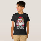 サンタは67が面白いと言ってる クリスマス67ミーム サンタ Tシャツ (正面フル)