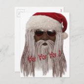 サンタは(暗い) - Yoのヨーヨーを恐れます! シーズンポストカード (正面/裏面)